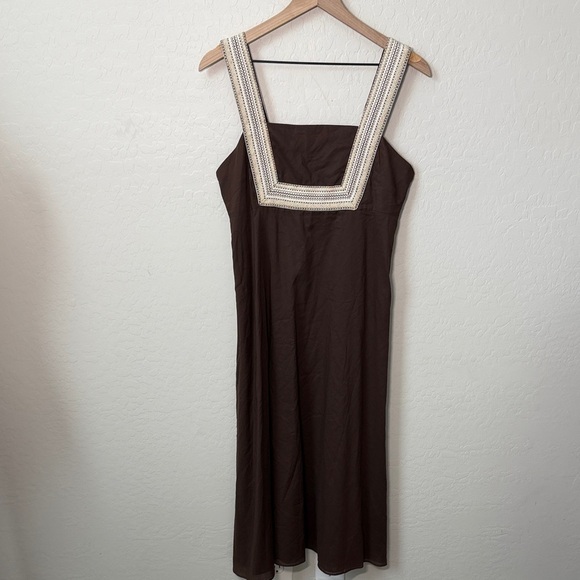 Tory Burch Dresses & Skirts - Tory Burch 100% Cotton Virginia Dress in Coconut Brown Size 8